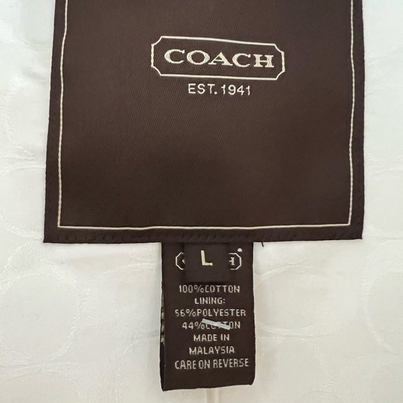 White Coach Coat - Picture 3 of 10